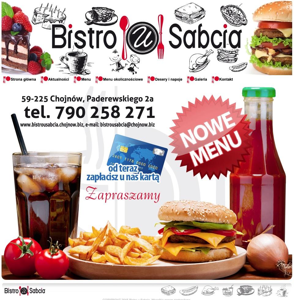zrzut ekranu strony bistrousabcia.chojnow.biz